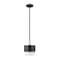 Z-Lite Counterpoint Pendant, 1-Light, 7.25 In.W x 6.75 In.H, Matte Black/White 495P7-MB - alternate 3